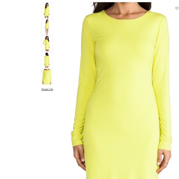 Lily Aldridge for Velvet Beki Rayon Jersey Dress - Small - Picture 5 of 8